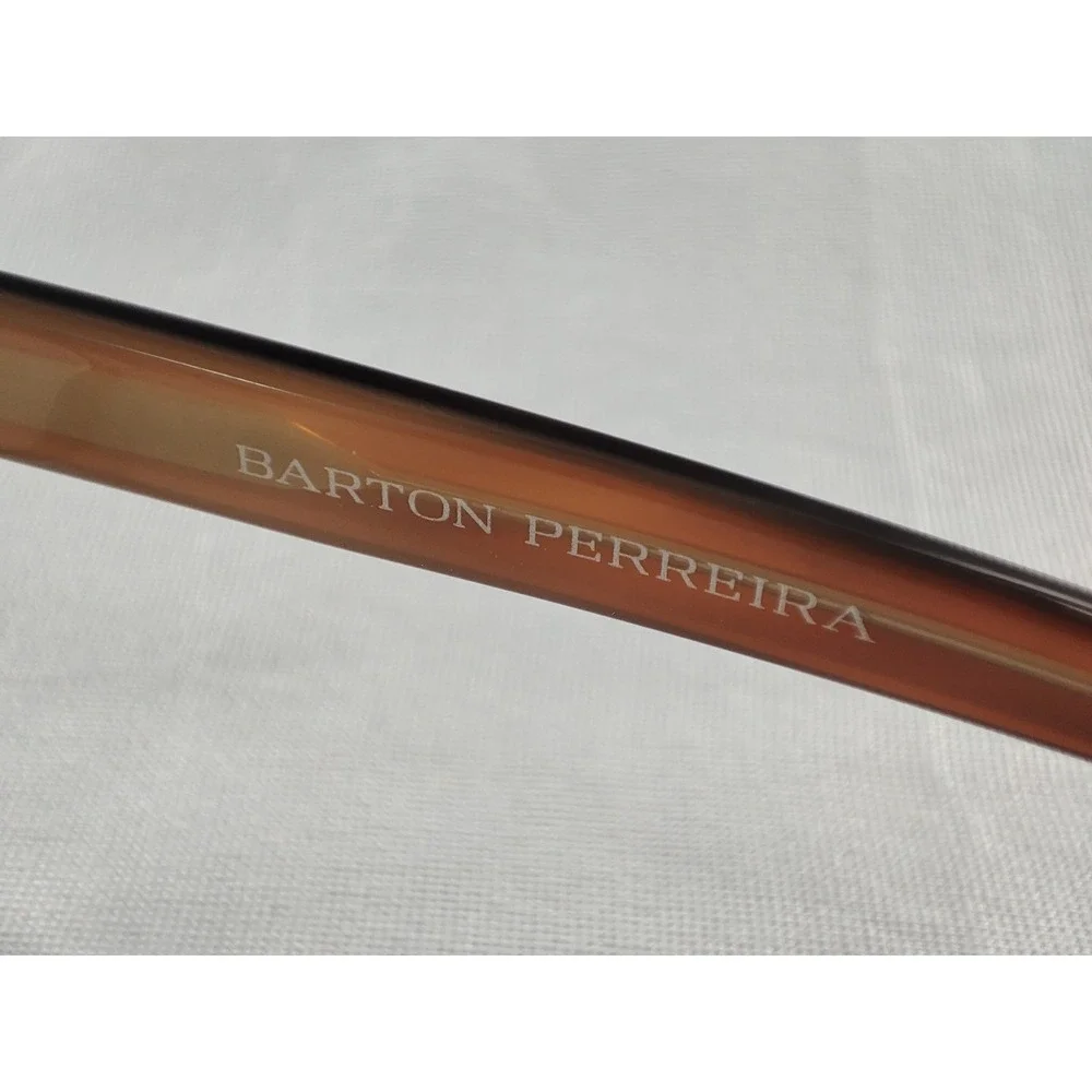 Barton Perreira Judy JRC Amber‎ Tortoise Eyeglass Frames Japan 49-17-140